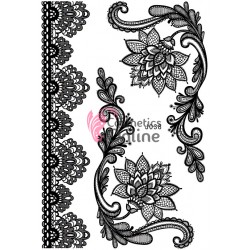 Tatuaje temporare pentru corp HENNA Negru J038